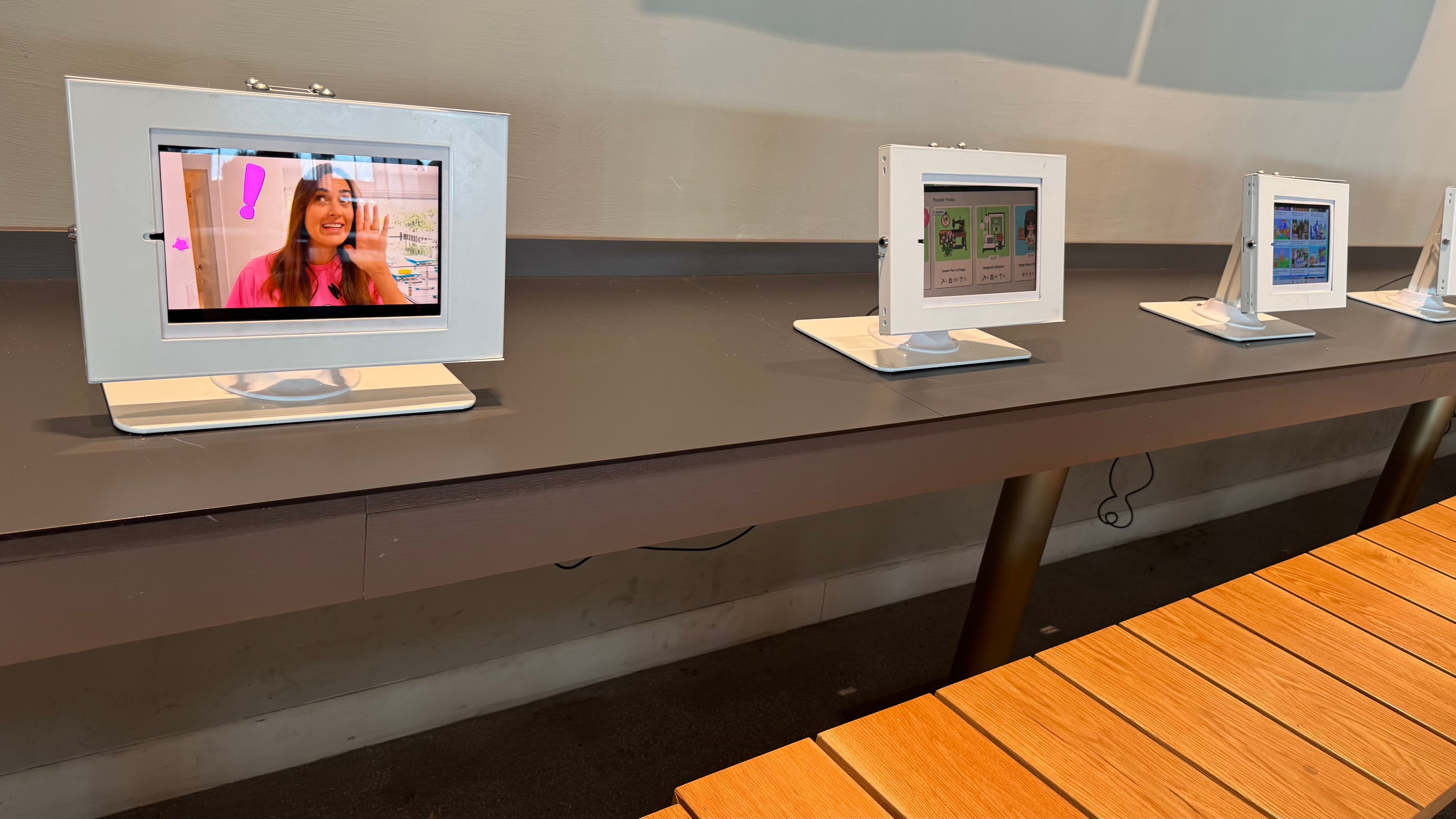 Kids area with games