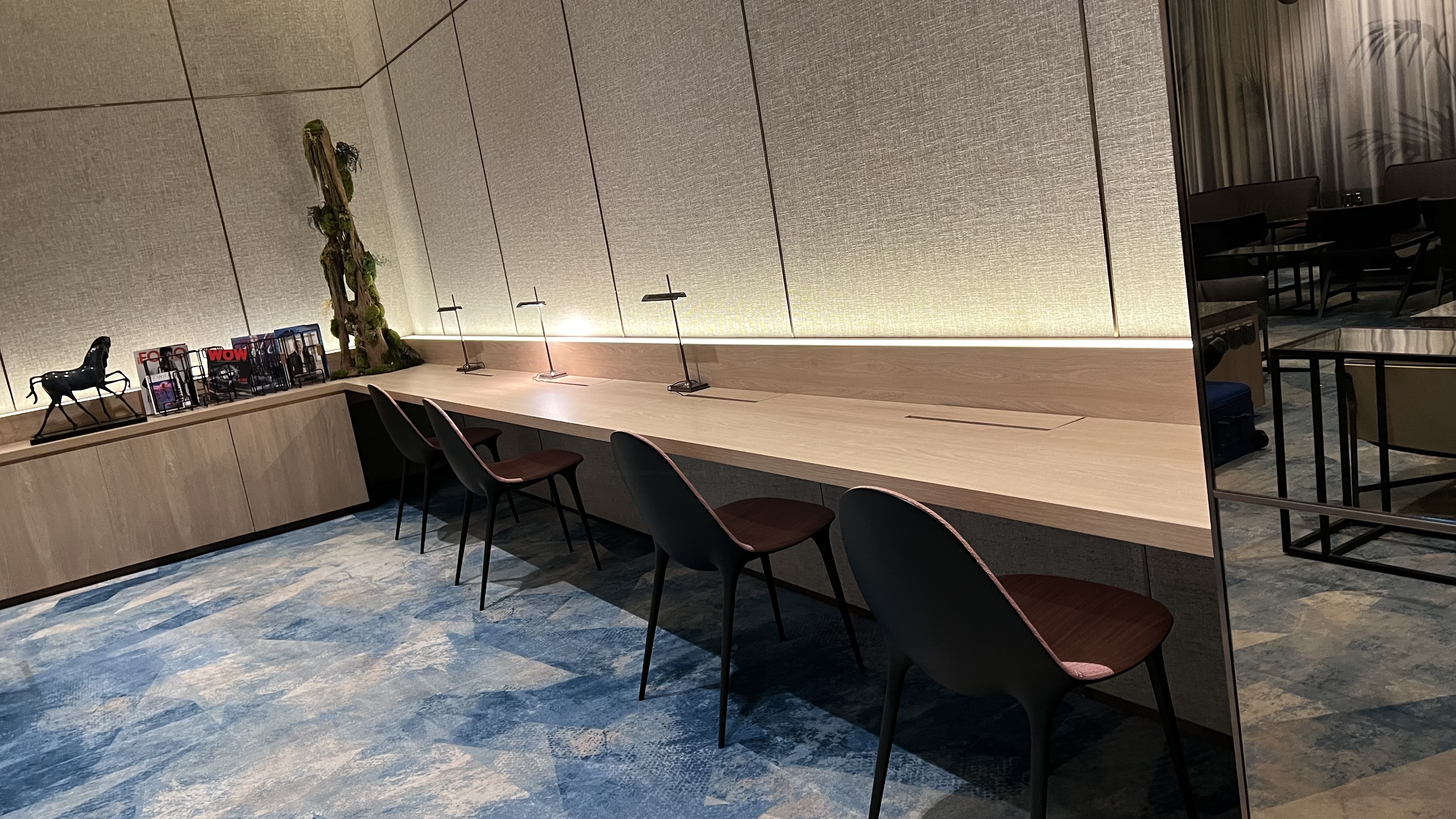 Comfortable seating area